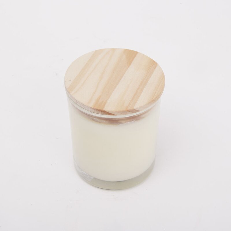 Candle - Manufacturer 120g Custom Wood Lid Glass Jar Smokeless Scented Candle