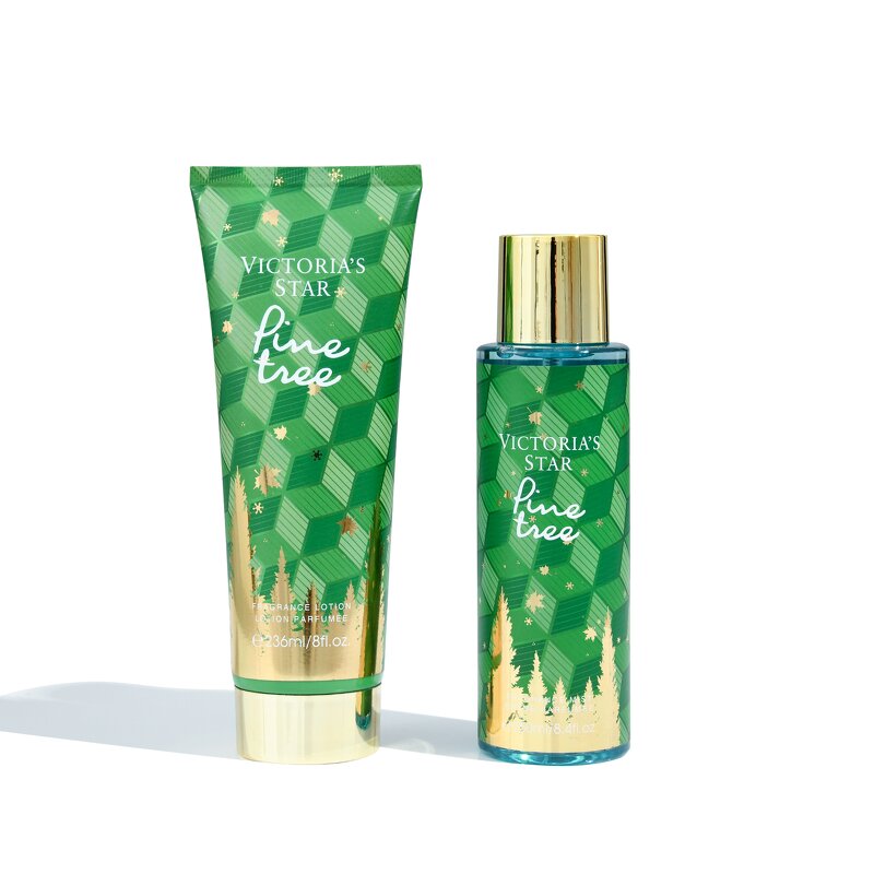 Gift Set - Manufacturer Victoria's Star Glitter Spray + Lotion Perfume SG0070