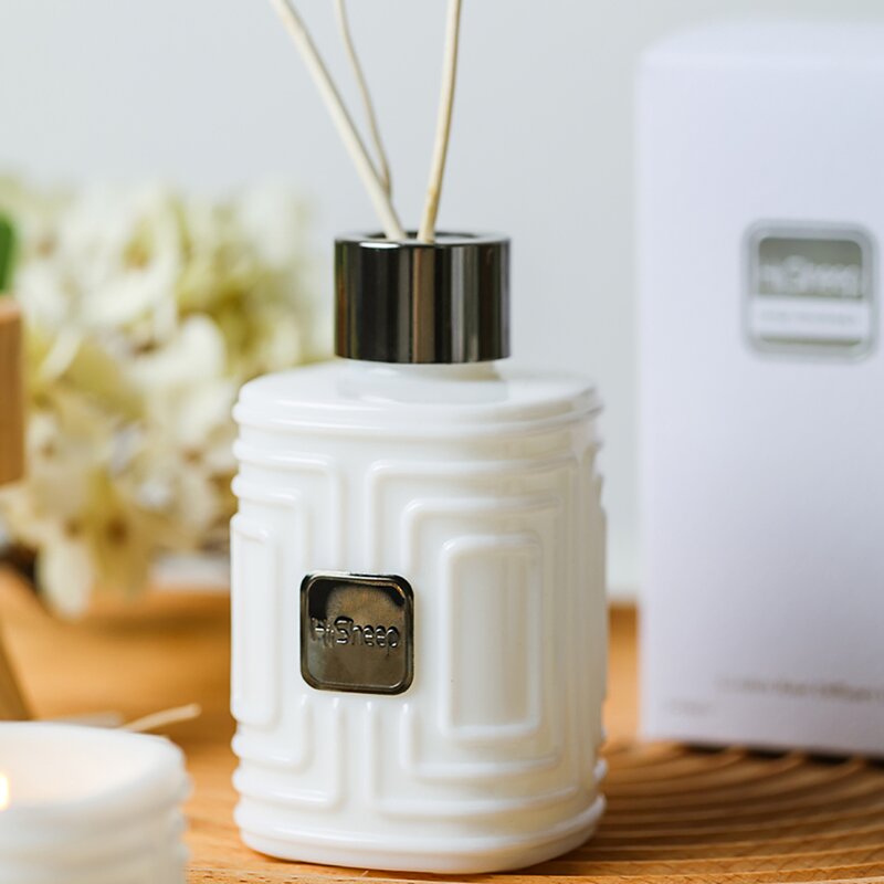 Gift Set - Manufacturer Custom Luxury Wooden Reed Diffuser & Scented Candle