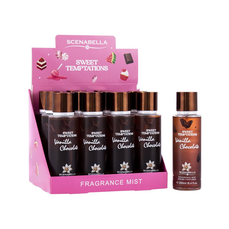 Body Mist - Manufacturer 250mL Vanilla Coconut Private Label Fragrance Body Spray