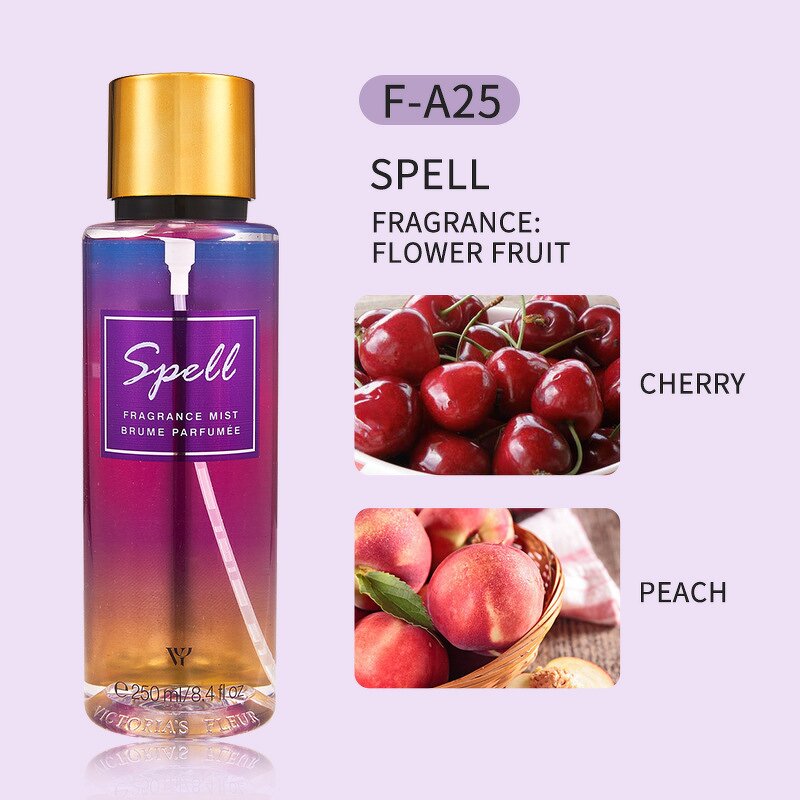 Victrior Perfume Body Spray 250ML - Long Lasting Floral & Fruity