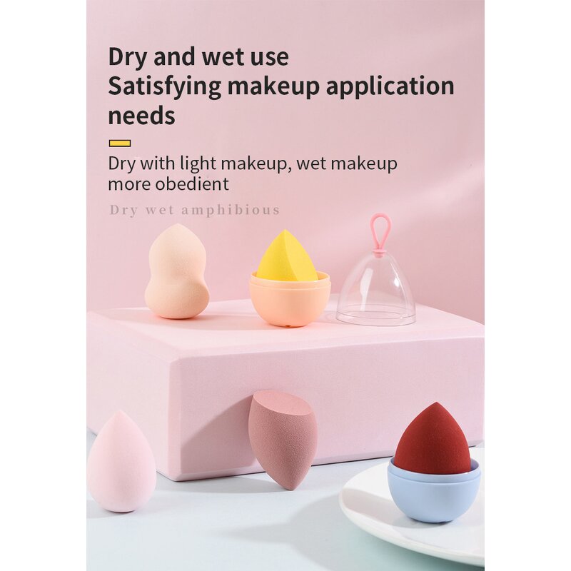 Makeup Removal Sponge - Latex Free Multi Color & Shapes Blender