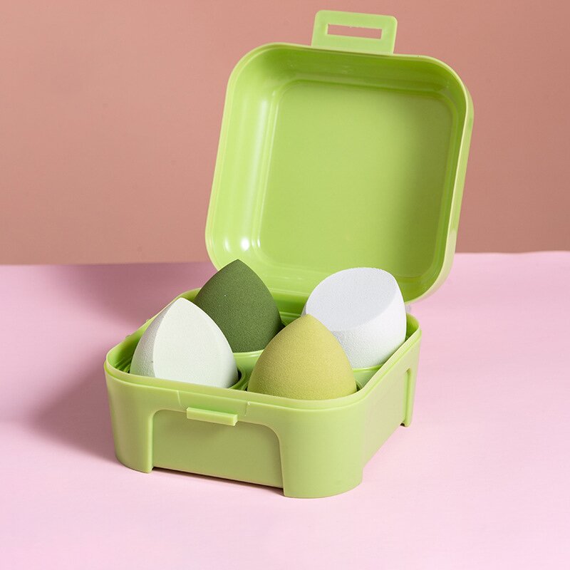 Makeup Sponge Set 4 Pcs - Ultra Soft Eco for Cream Powder Liquid