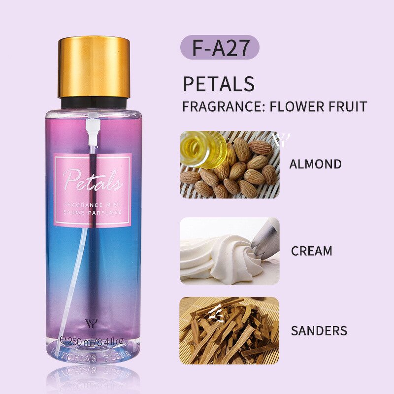 Victrior Perfume Body Spray 250ML - Long Lasting Floral & Fruity