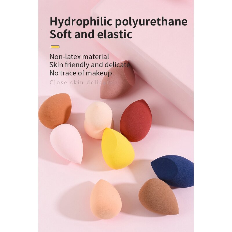 Makeup Removal Sponge - Latex Free Multi Color & Shapes Blender