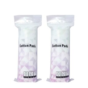 Cotton Pads 100Pcs - Eco Friendly Round Lint Free Hypoallergenic