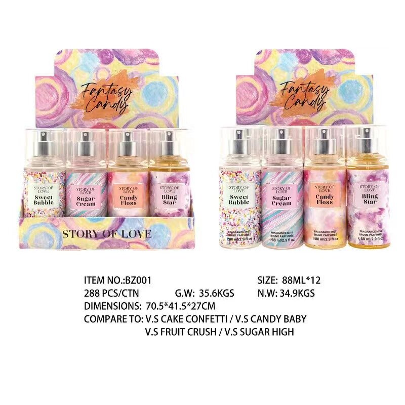 Body Spray - Manufacturer 88mL Floral Long-lasting Wholesale Women's Perfume