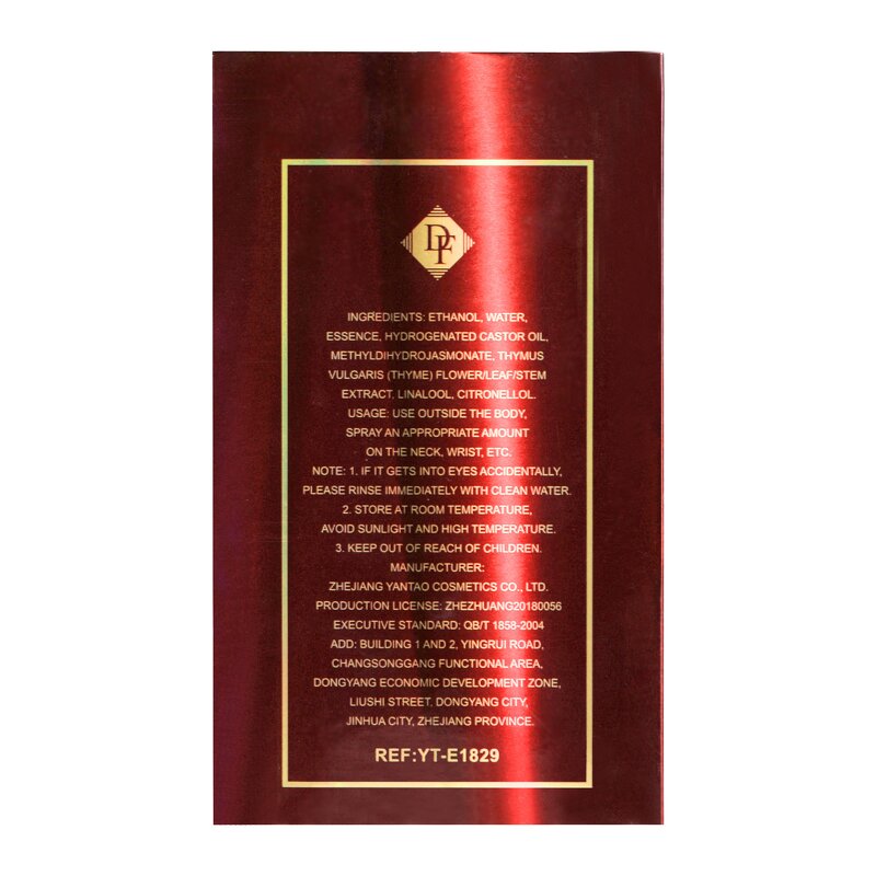 Perfume Oil - Manufacturer 100mL ZUOYE Arabic Woody Long-lasting Dubai Men's Spray