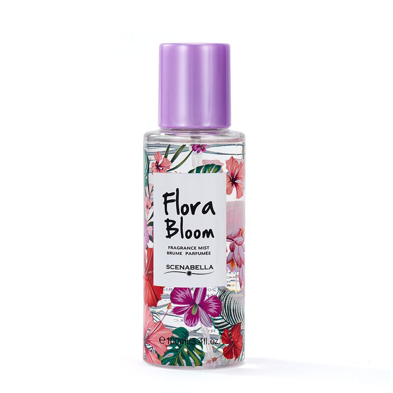 Body Spray - Manufacturer 100mL Flora Bloom Shimmer Mist Custom Logo Packaging