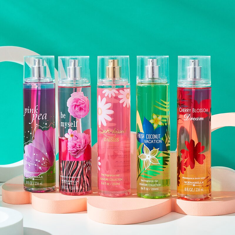 Body Splash - Manufacturer Scenabella 236mL Private Label Pink Pea Original Factory