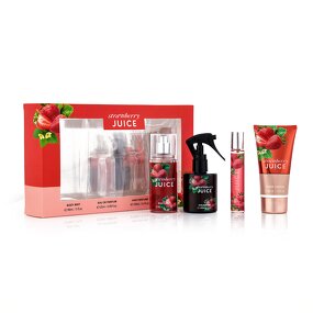 Gift Set - Manufacturer 4pcs Flower Perfume Body Mist Lotion Womens Fragrance