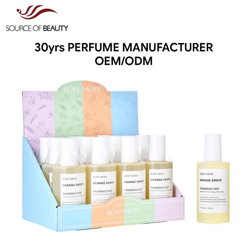 Body Mist - Manufacturer Kosy Mosy 250mL ISO GMPC BSCI Private Label Fragrance