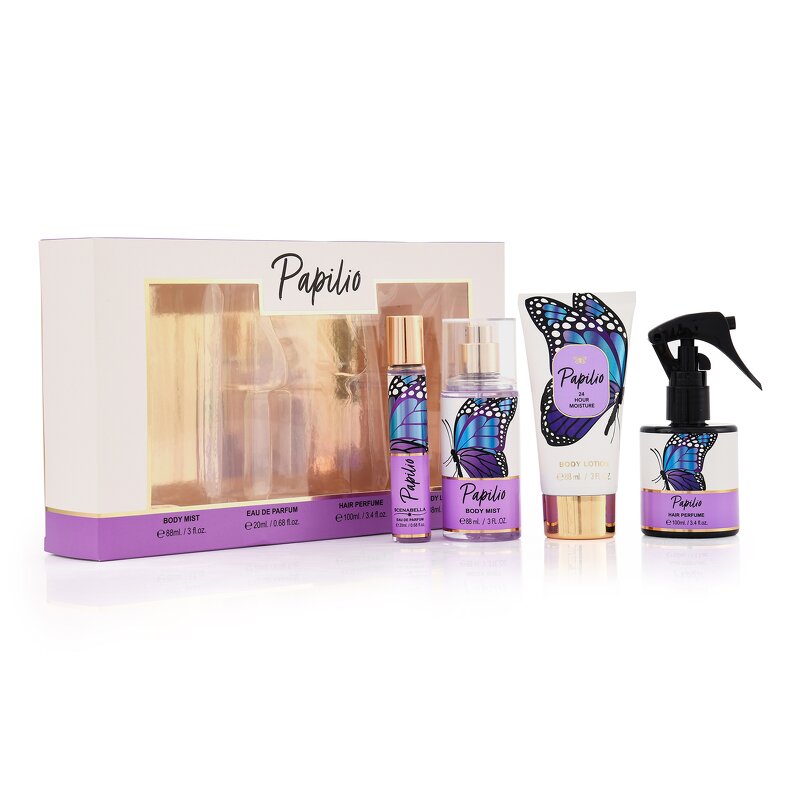 Perfume Gift Set - Manufacturer 4PC Hair Perfume Travel Wholesale Gift Box SG0146