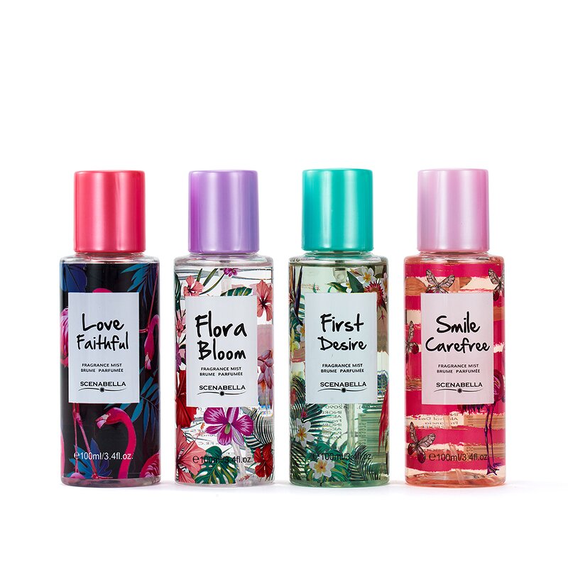 Body Spray - Manufacturer 100mL Flora Bloom Shimmer Mist Custom Logo Packaging