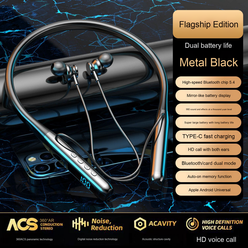 Neckband Earphones Manufacturer - Super Power BT 5.3 Magnetic Waterproof