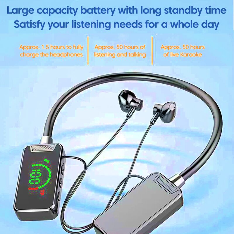 Sports Headset Manufacturer - Stereo Bass BT TF Card Mp3 Neck Band