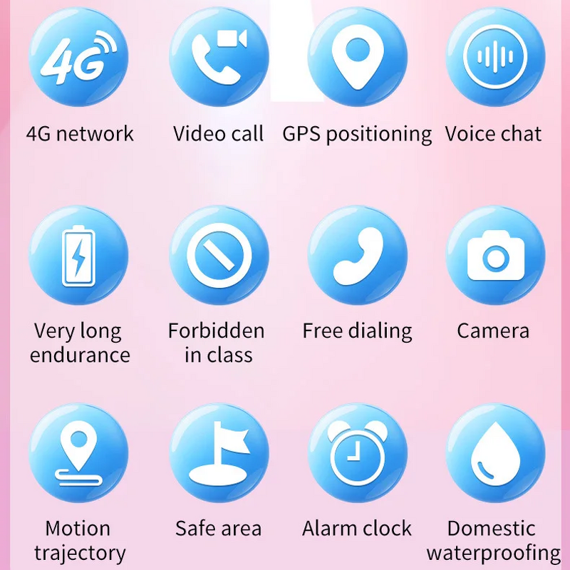 Kids Smartwatch Manufacturer - Video Player GPS 4G SIM Voiceover Chat