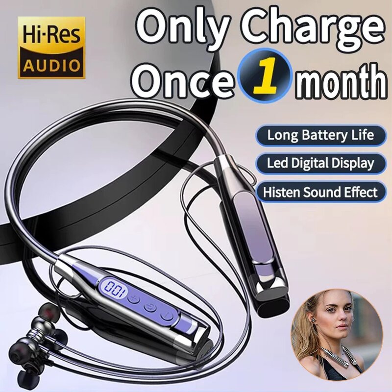 Neckband Headset Manufacturer - Ultra Long-Life BT 5.4 JL Chipset