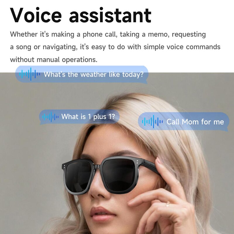 Smart Glasses Manufacturer - BT V5.4 Anti-Light Stereo Dual Speaker