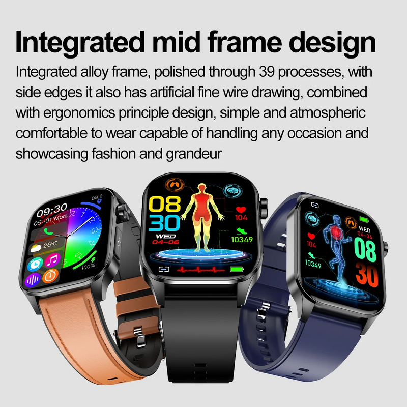 Smart Watch Manufacturer - HD AMOLED Waterproof 123+ Sport Heart Rate