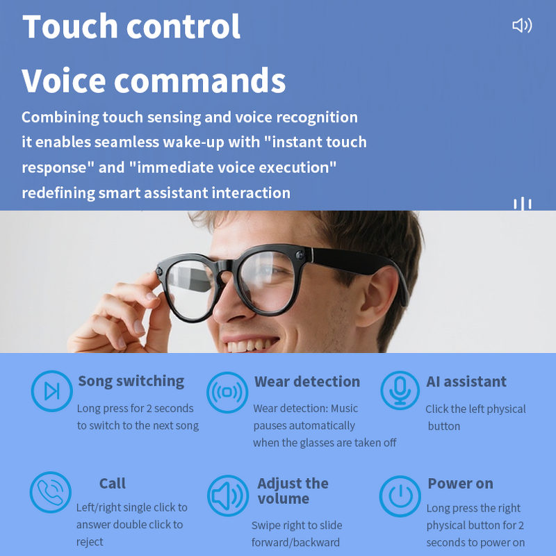 Smart Sunglasses Manufacturer - UV Protection Music Player HD Call