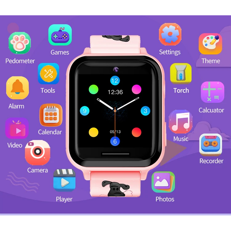Kids Smartwatch Manufacturer - GPS WIFI LBS Waterproof SOS 4G SIM