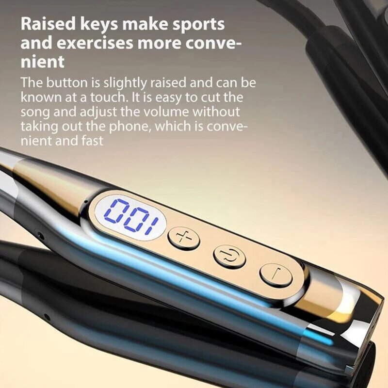 Neckband Earphones Manufacturer - TF Card Slot HIFI LED Display