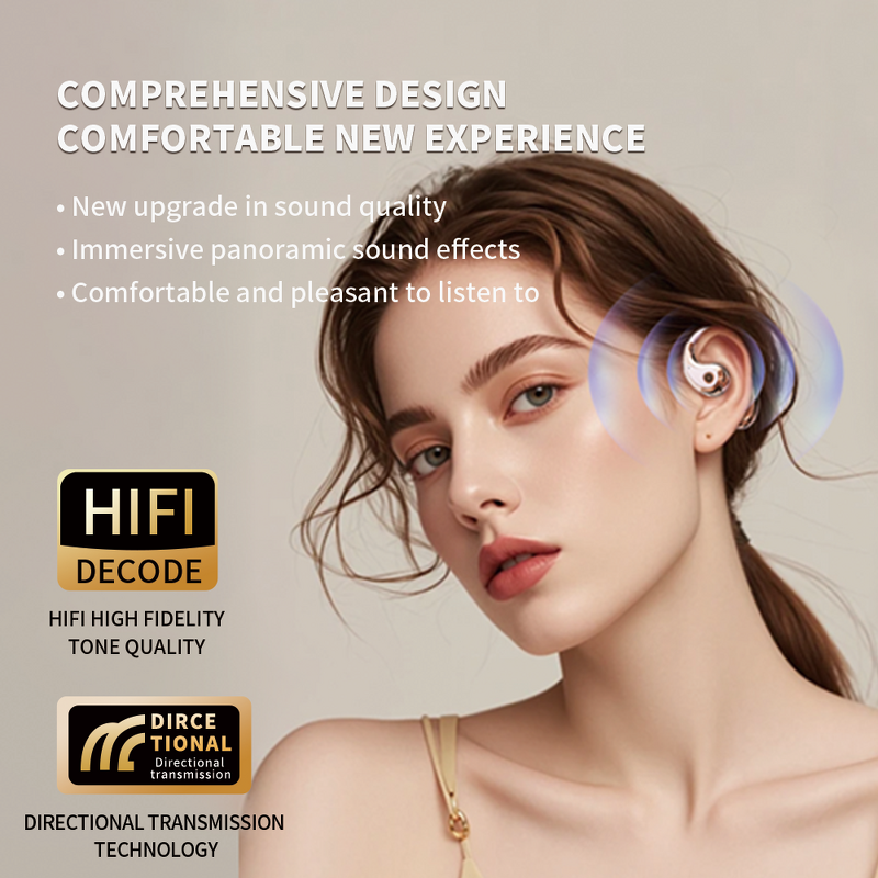 Wireless Earphone Manufacturer - Noise-Canceling Bone Conduction Clip
