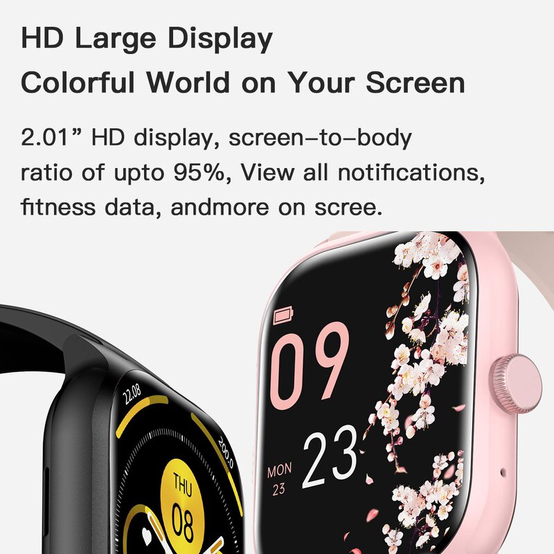 Smartwatch Manufacturer - Round Screen HD Display Wireless Charging