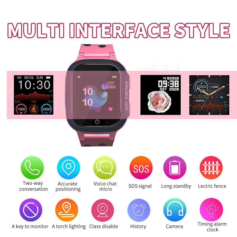 Kids Smart Watch Manufacturer - GPS Waterproof IP67 4G SOS Video Call