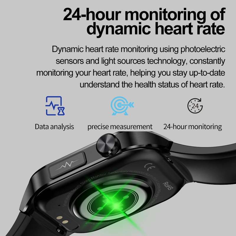 Smart Watch Manufacturer - HD AMOLED Waterproof 123+ Sport Heart Rate