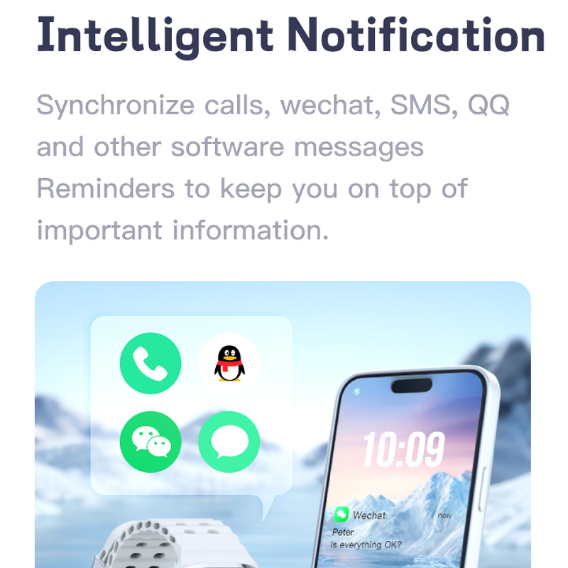 Smart Watch Manufacturer - IP68 Waterproof Fitness Heart Rate Monitor