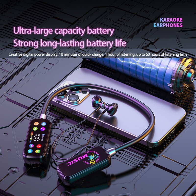 Neckband Earphones Manufacturer - BT 5.3 Long Battery Waterproof