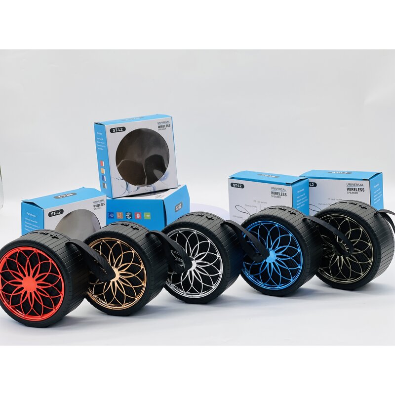 Bluetooth Speaker - Manufacturer Portable Tire Shape LED Deep Bass Outdoor Bluetooth