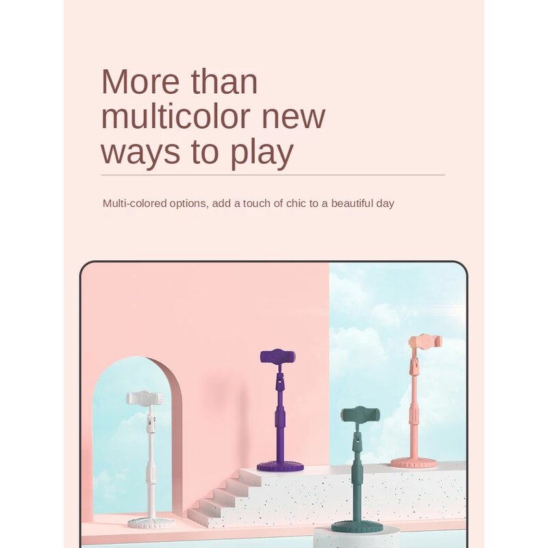 Phone Bracket - Manufacturer Creative Retractable Alloy Live TV Promotional Lazy