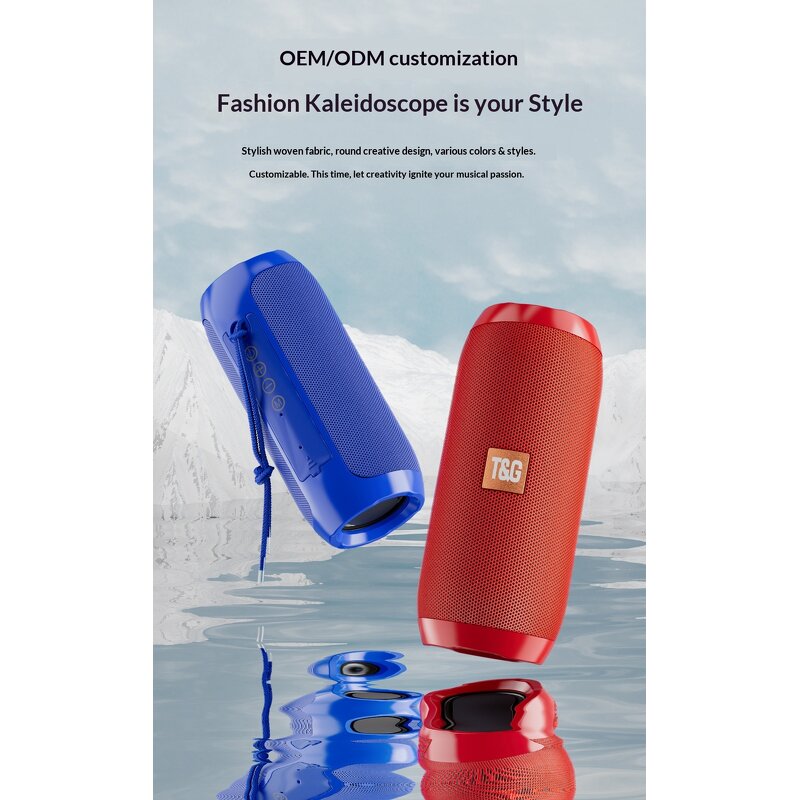 Bluetooth Speaker - Manufacturer TG117 10W BT5.3 FM TF AUX 1200mAh Stereo Bass