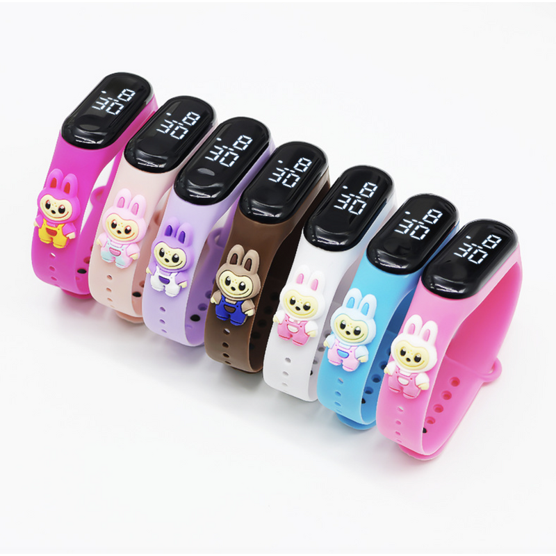 Kids Watch - Manufacturer Luxury IPX7 Waterproof LED Cartoon Touch 10-Month Battery