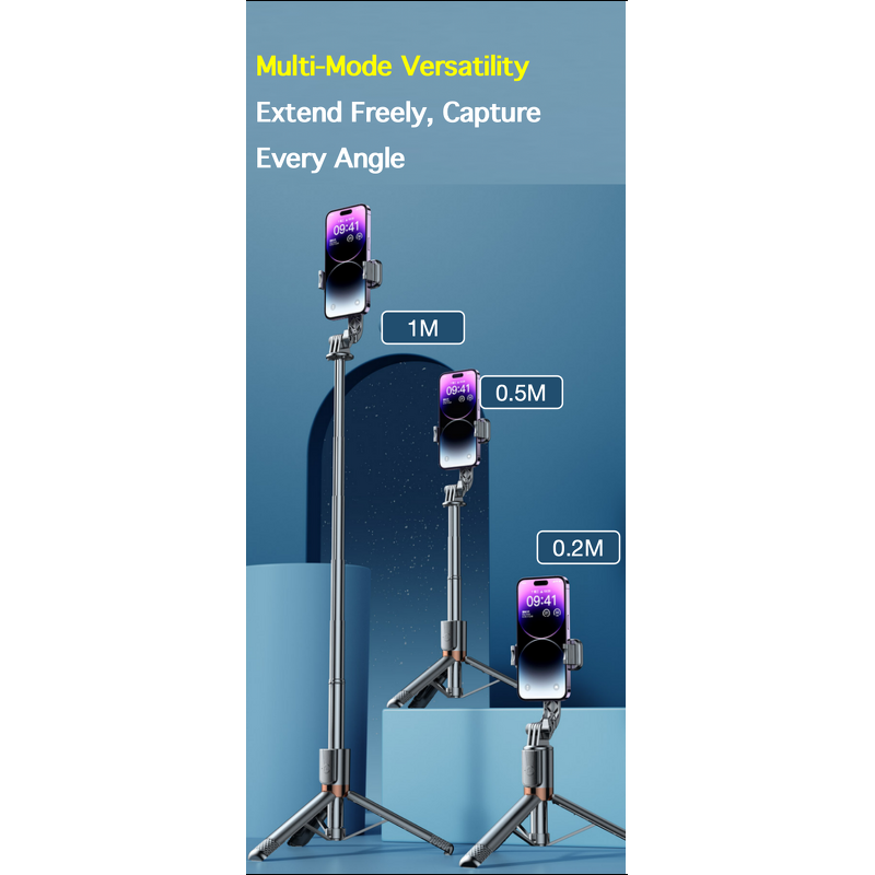 Selfie Stick - Manufacturer Bluetooth Remote Mobile Holder Vlogging Live Group