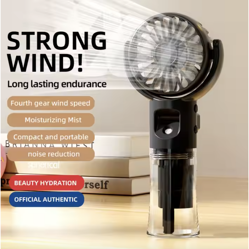 Misting Fan - Manufacturer Mini USB 4 Speed Water Mist Spray Handheld Travel