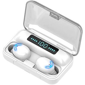 TWS Earphones - Manufacturer F9 In-Ear HiFi 9D Wireless Charging Waterproof LED