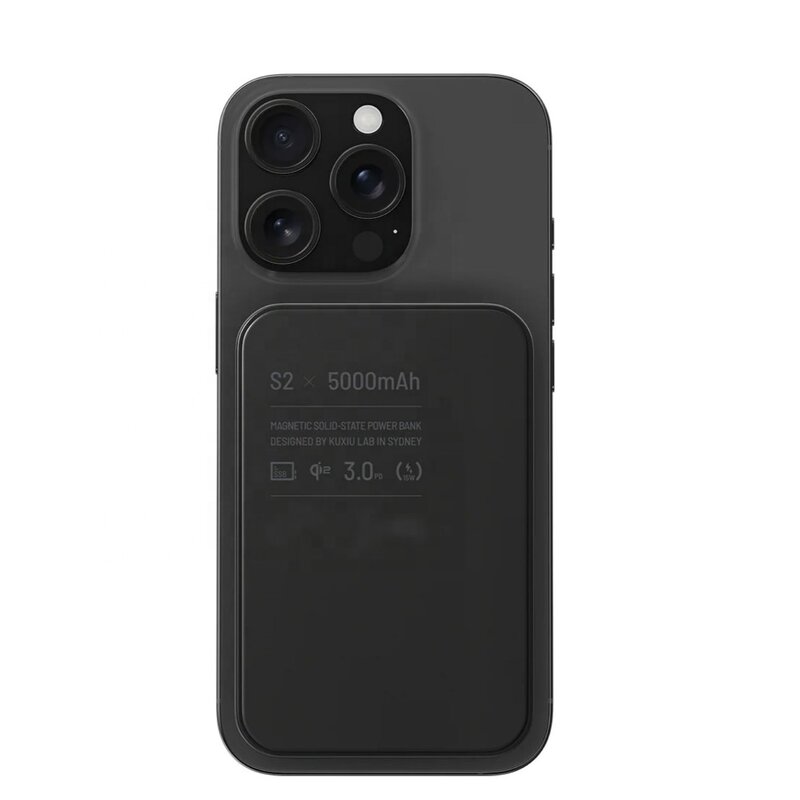 Power Bank - Manufacturer Qi2 20W 15W Aluminum Magnetic Wireless OEM Slim