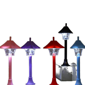 Miniature Lamp - Manufacturer 1/12 Scale Street Lamp Dollhouse Landscape Decoration