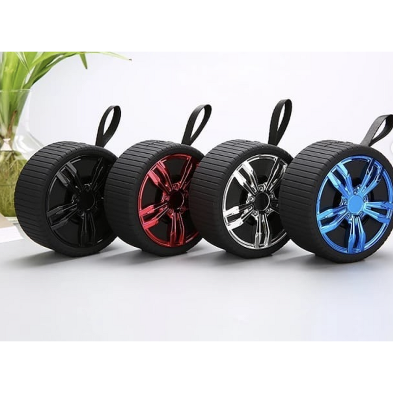 Bluetooth Speaker - Manufacturer Portable Tire Shape Plastic LED Deep Bass Outdoor