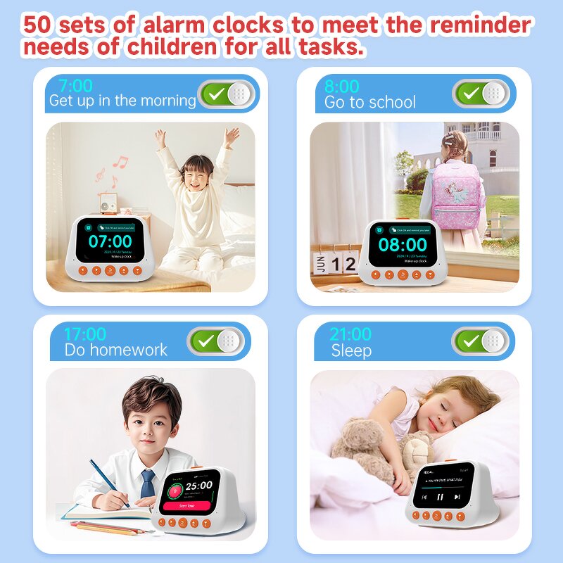 Alarm Clock - Manufacturer TIMI AI Kids Pomodoro ChatGPT Voice Control Consumer Electronics