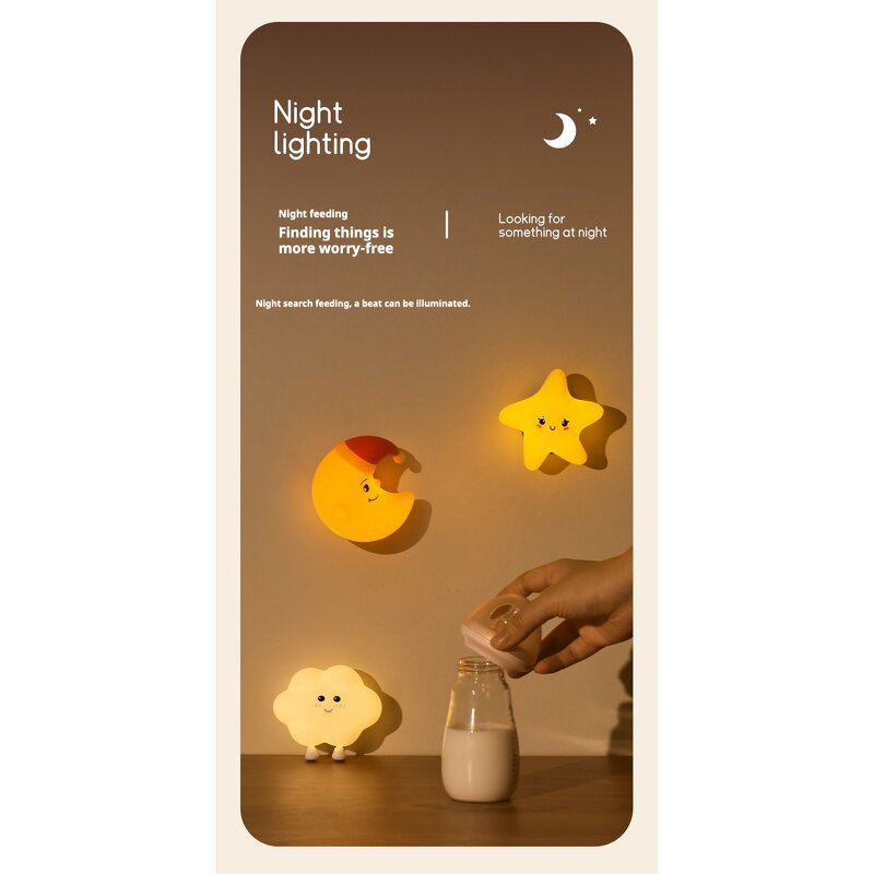 Night Light - Manufacturer Portable Baby LED Cute Nursery Soothing Travel Consumer