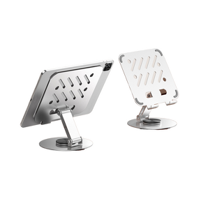 Tablet Stand - Manufacturer All-Metal 360° Multi-Angle Acrylic Base Desktop Floor