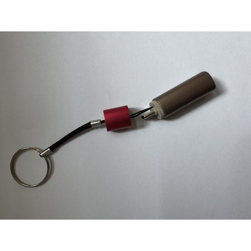 Lighter Keychain - Manufacturer Mini USB Type-C Aluminum Outdoor PVC TPE Jacket