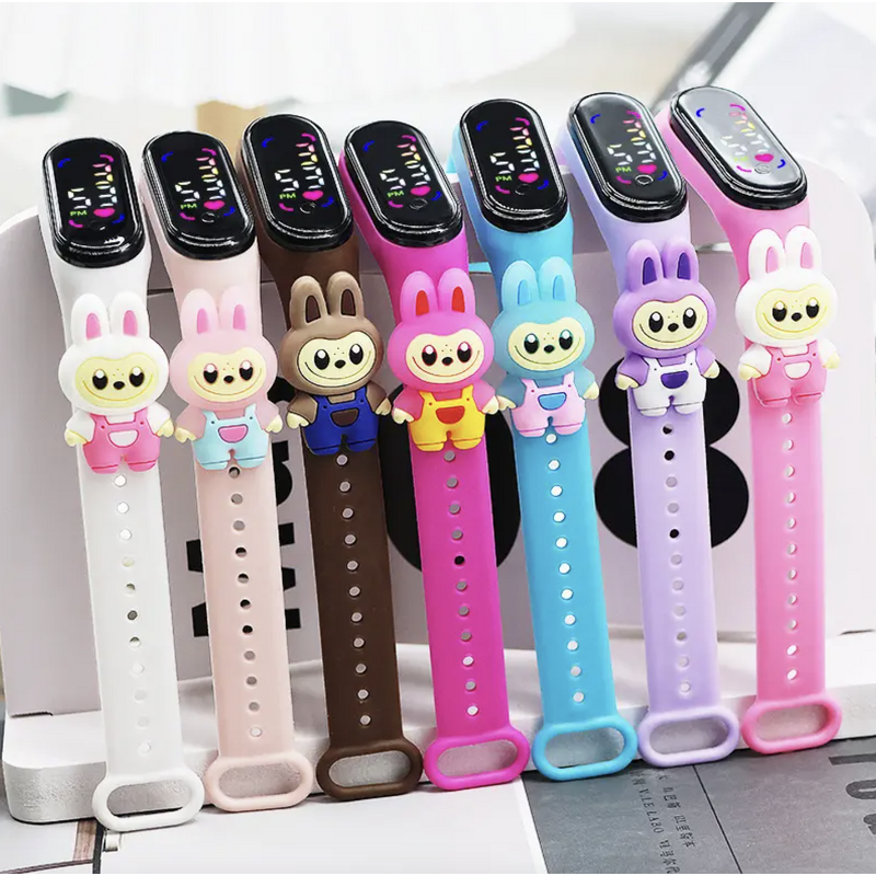 Kids Smart Watch - Manufacturer Luxury Waterproof LED Cartoon Touch Digital