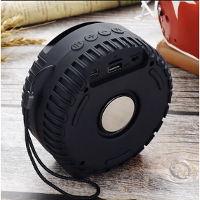 Bluetooth Speaker - Manufacturer Portable Tire Shape Plastic LED Deep Bass Outdoor