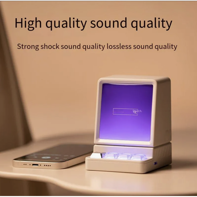 Bluetooth Speaker - Manufacturer New Classic Bluetooth Subwoofer LED Smart Home